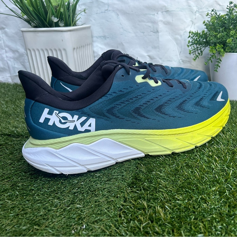 Hoka One One Arahi 6 blue graphite men Size 10D NEW - Picture 7 of 17